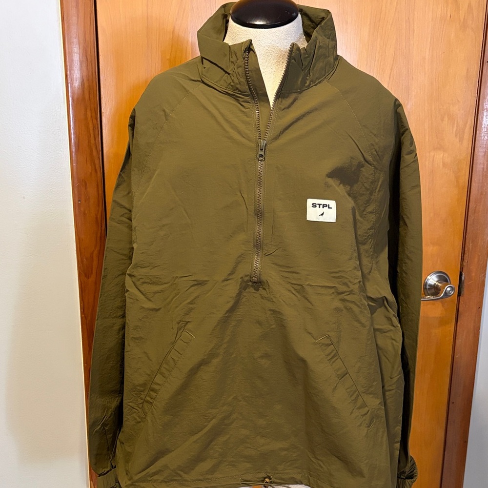 Men’s Jeff Staple Olive Green Men's Windbreaker Jacket NWT Size L